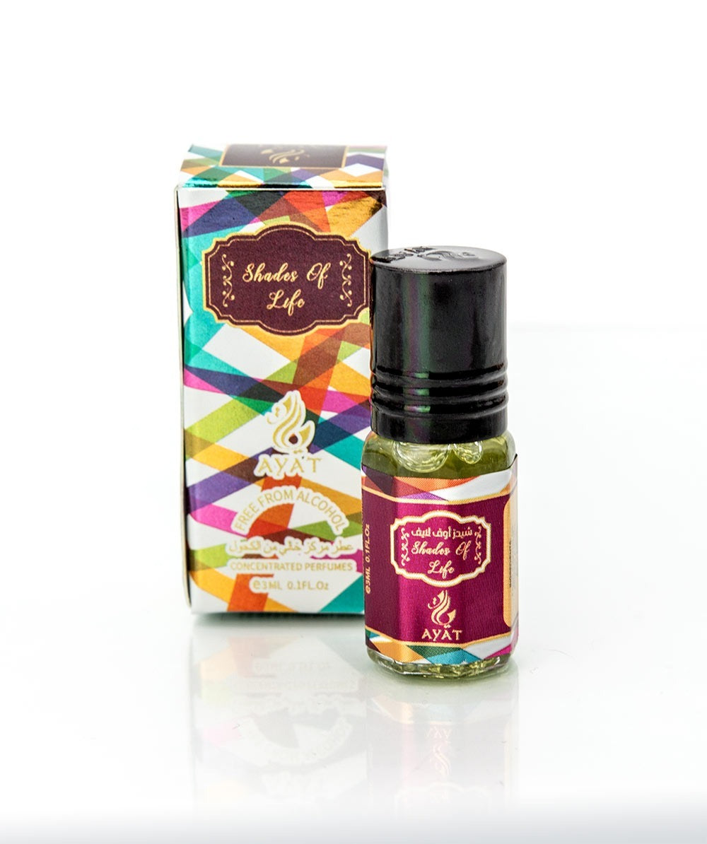 Ayat Shade Of Life 3ml Alcohol Free Travel Size Roll On Arabian Perfume Oil