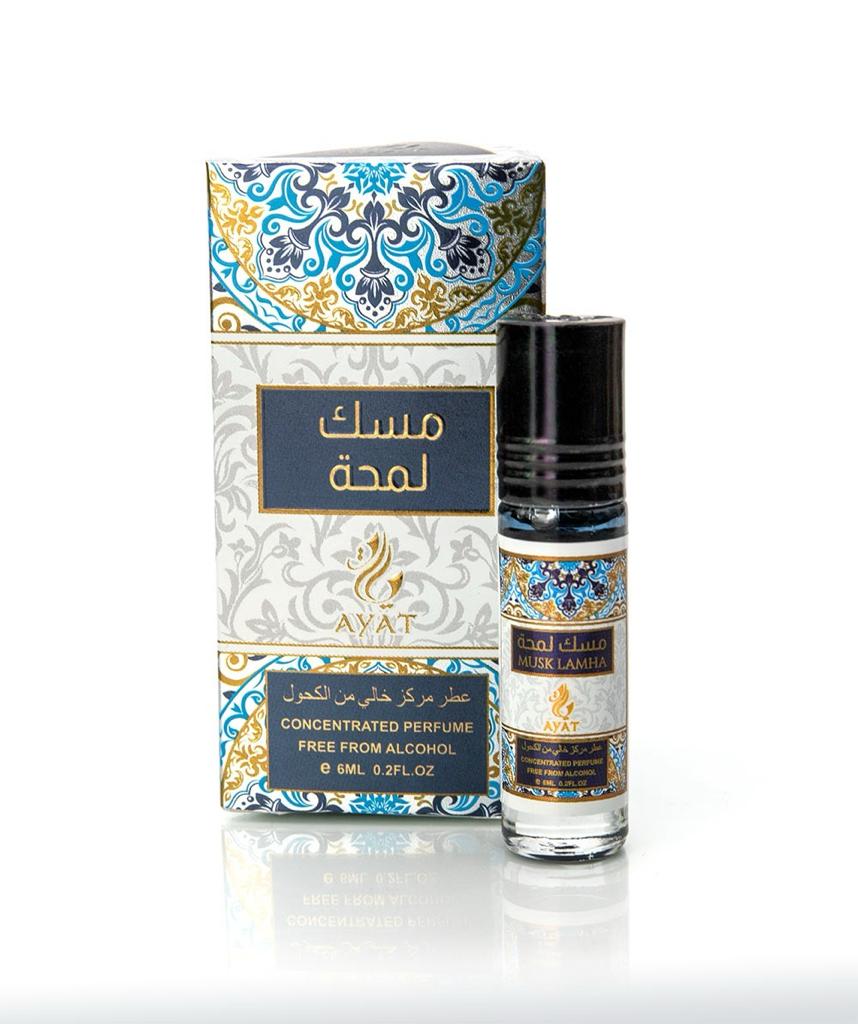 Ayat Musk Lamha 6ml Alcohol Free Travel Size Roll On Arabian Perfume Oil