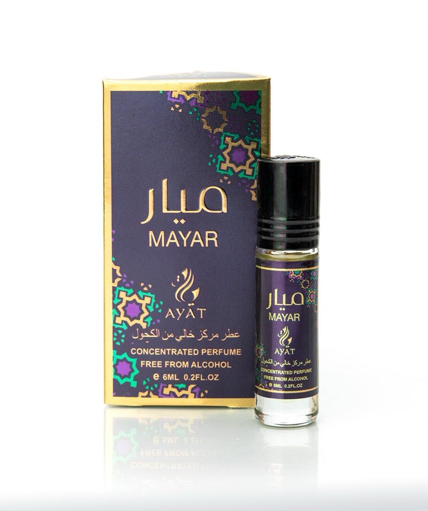 Ayat Mayar 6ml Alcohol Free Travel Size Roll On Arabian Perfume Oil