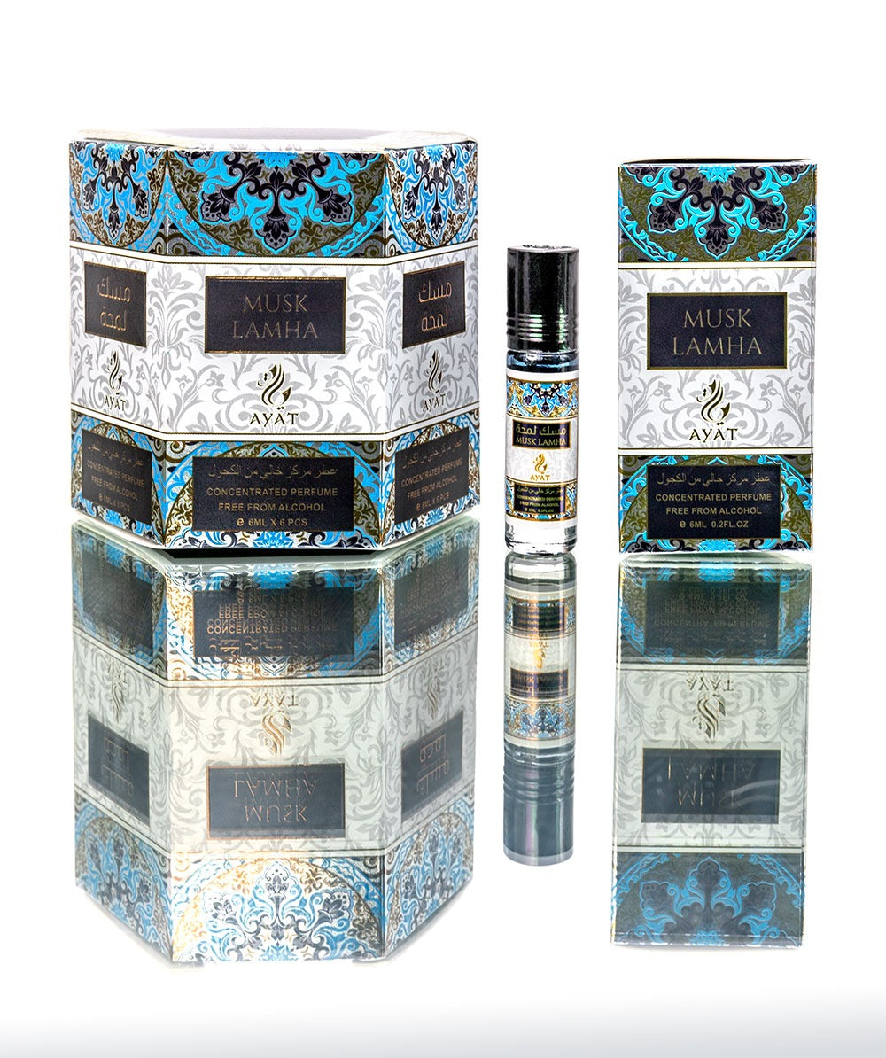 Ayat Musk Lamha 6ml Alcohol Free Travel Size Roll On Arabian Perfume Oil