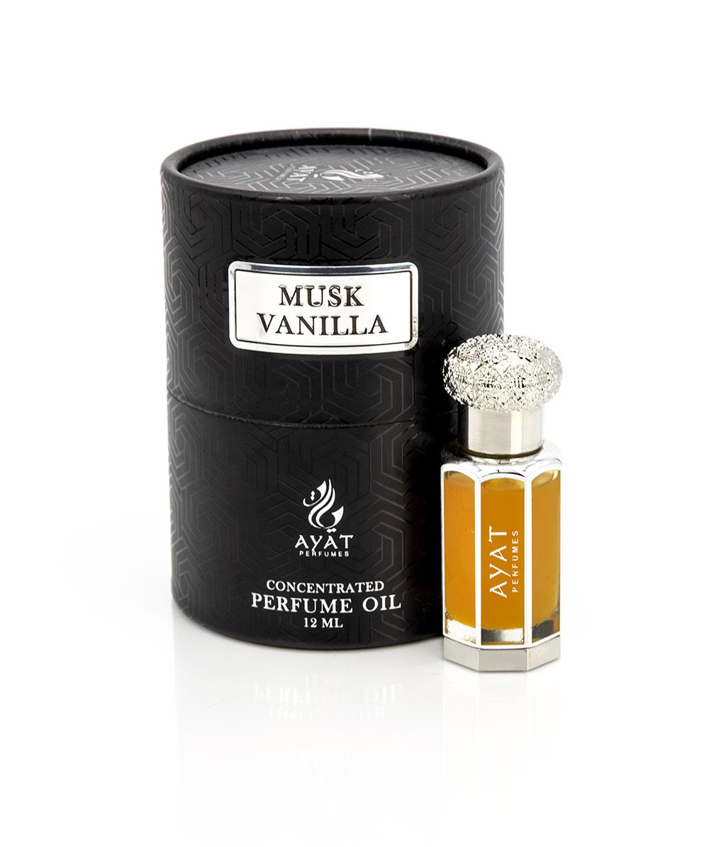 Ayat Musk Vanilla 12ml Alcohol Free Travel Size Arabian Perfume Oil