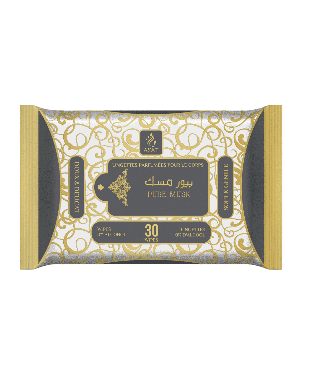 Scented Wipes 30 Plies by Ayat Non alcoholic